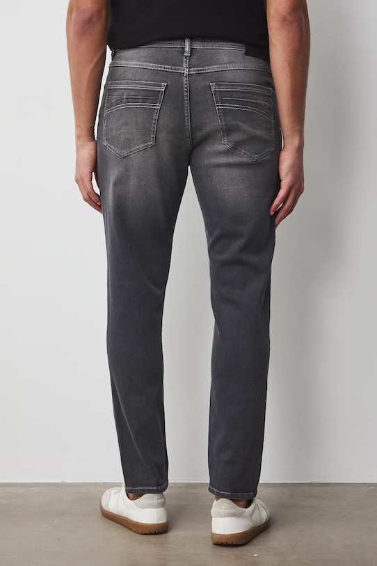 Odzież Jeansy tapered męskie RS26-SJM606 szary