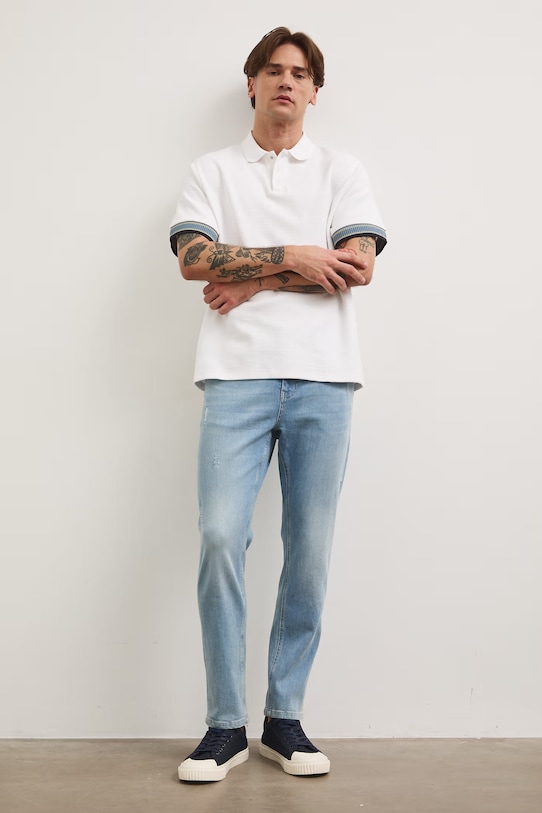 Medicine jeansy slim fit męskie niebieski RS26-SJM801