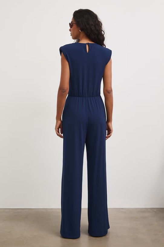 Odzież Kombinezon palazzo damski RS26-SKD800 granatowy