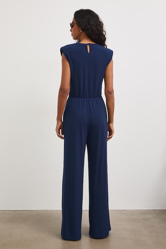 Odzież Kombinezon palazzo damski RS26-SKD800 granatowy