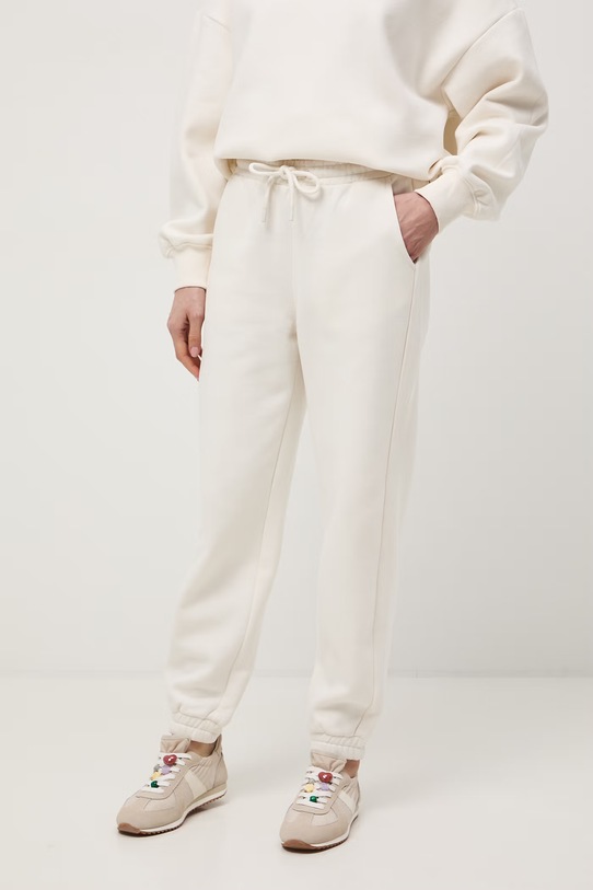 Medicine spodnie dresowe damskie z bawełną RS26-SPD052 beżowy RS26