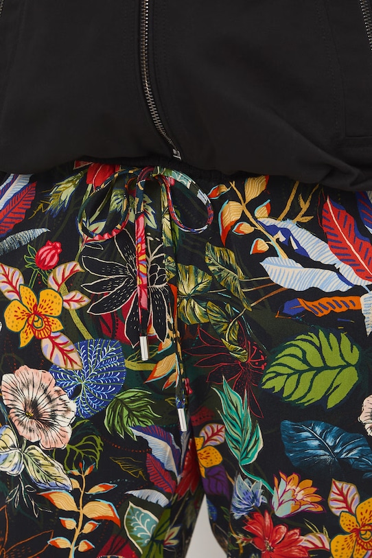 Medicine spodnie chinos damskie z wiskozą czarny RS26-SPD060