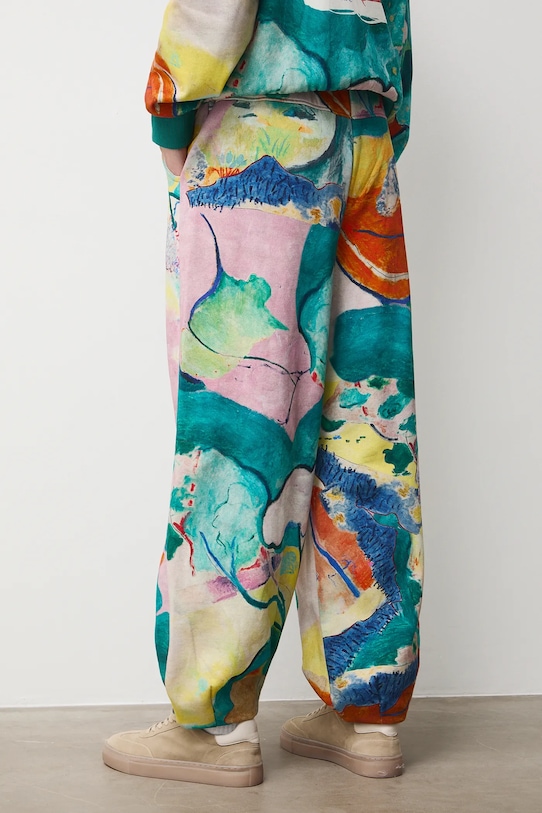 Spodnie dresowe damskie z kolekcji Eviva L'arte multicolor RS26-SPD251