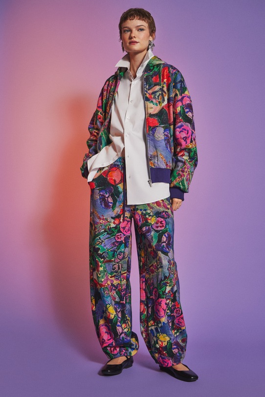 Tepláky dámské ze speciální kolekce Eviva L'arte ART SERIES vícebarevná RS26-SPD251