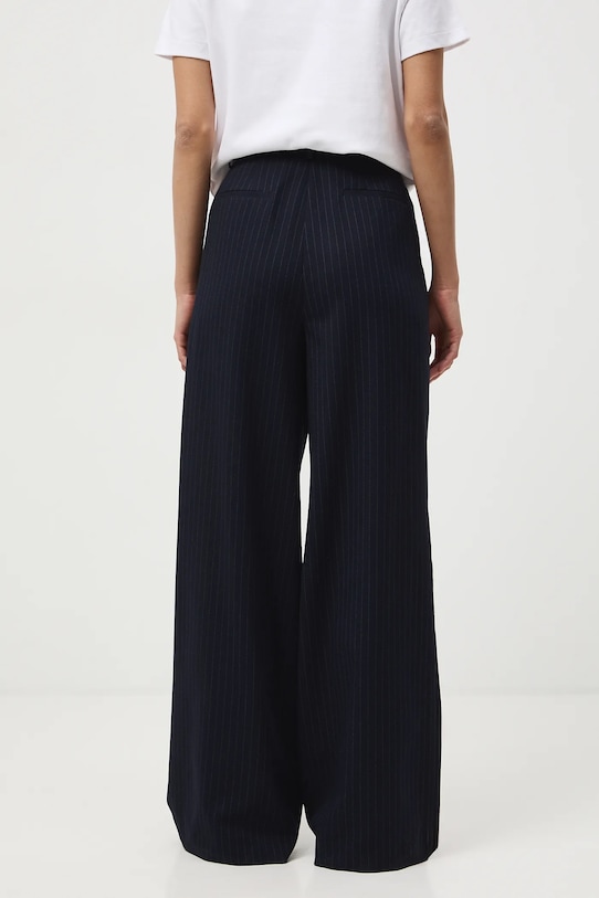 Odzież Spodnie damskie wide leg wzorzyste RS26-SPD301 granatowy