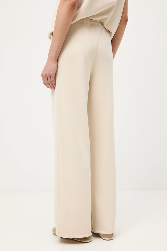 Oblečení Tepláky dámské wide leg s modalem RS26-SPD403 béžová