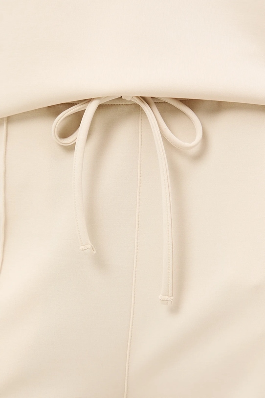 Tepláky dámské wide leg s modalem béžová RS26-SPD403