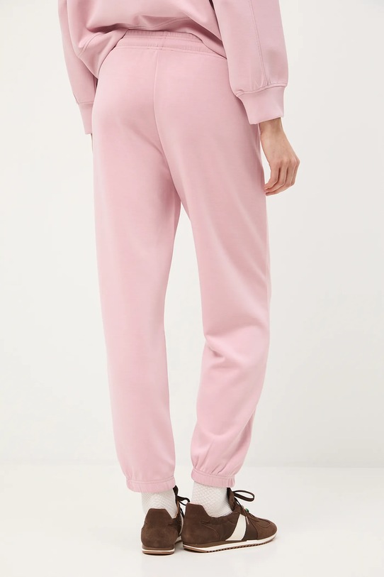 Spodnie dresowe damskie z modalem gładkie RS26-SPD404 różowy RS26