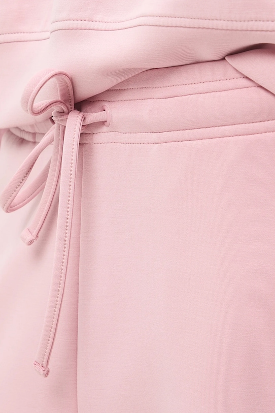 Odzież Spodnie dresowe damskie z modalem gładkie RS26-SPD404 różowy