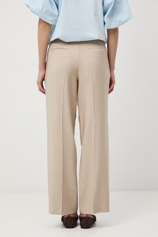 Îmbrăcăminte Medicine pantaloni wide leg pentru femei, cu vâscoză RS26-SPD601 bej