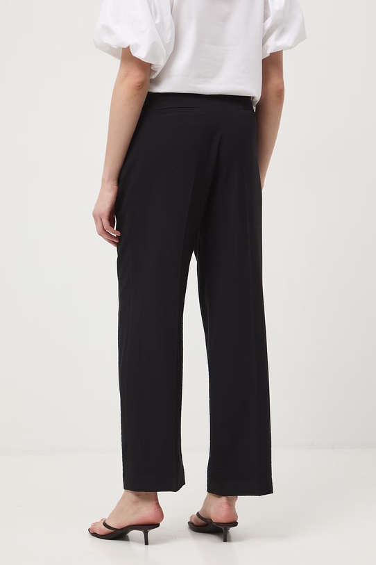 Oblečení Medicine kalhoty se širokými nohavicemi dámské s viskózou RS26-SPD601 černá