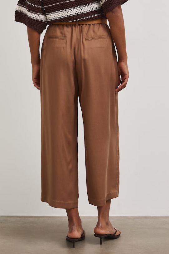 Odzież Medicine spodnie culottes damskie z lyocellu RS26-SPD805 żółty