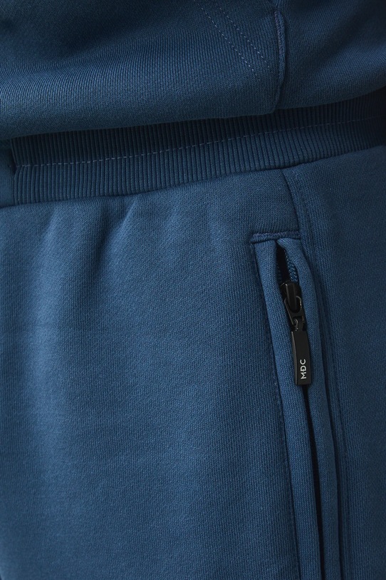 Spodnie dresowe męskie bawełniane granatowy RS26-SPM031