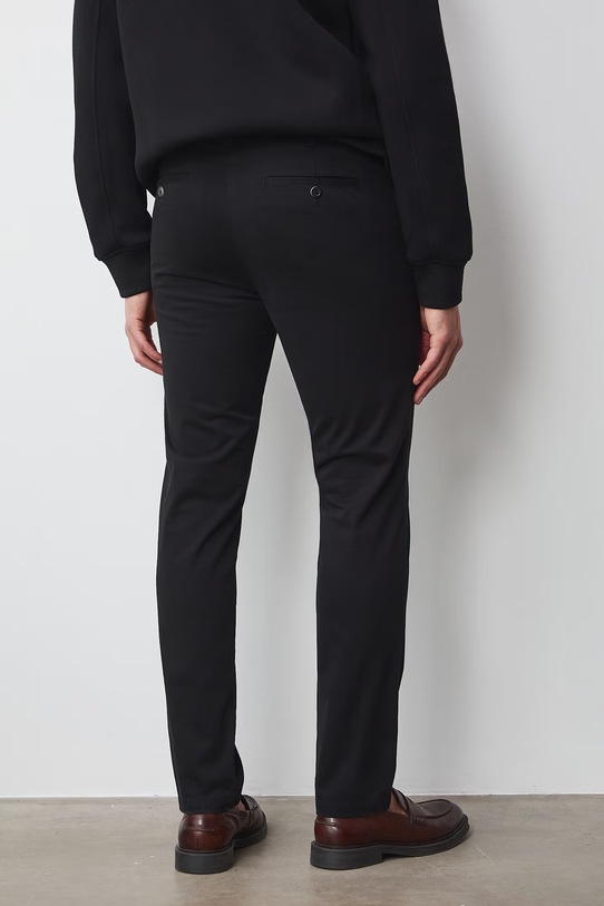 Odzież Medicine spodnie chinos męskie bawełniane z elastanem RS26-SPM060 czarny