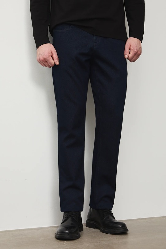 Medicine spodnie prosty granatowy RS26-SPM304