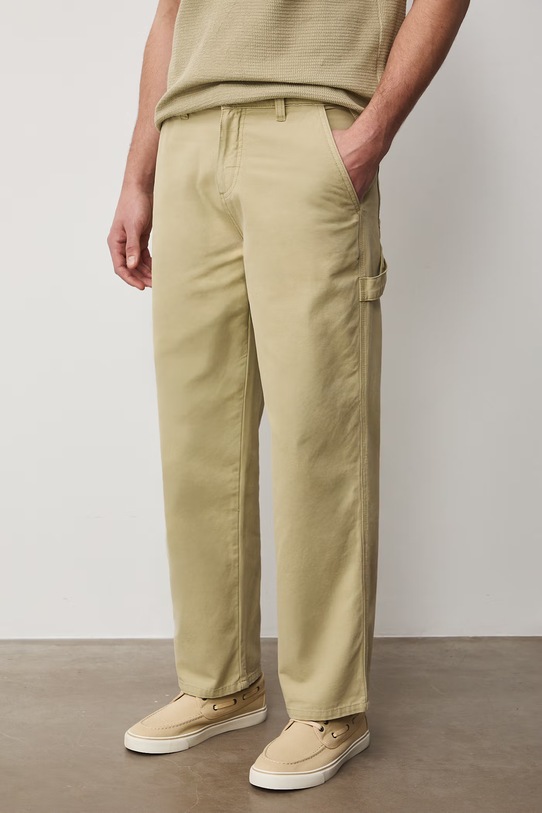 Medicine spodnie carpenter męskie bawełniane RS26-SPM500 zielony RS26