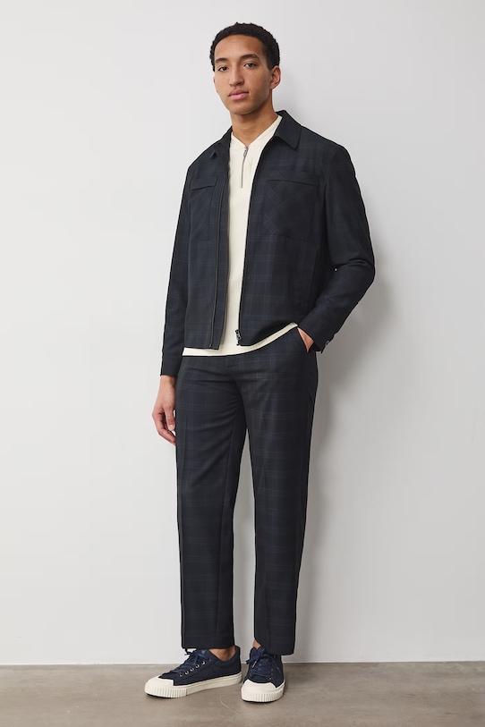 Medicine панталон чино мъжки от вискоза RS26-SPM623 тъмносин RS26