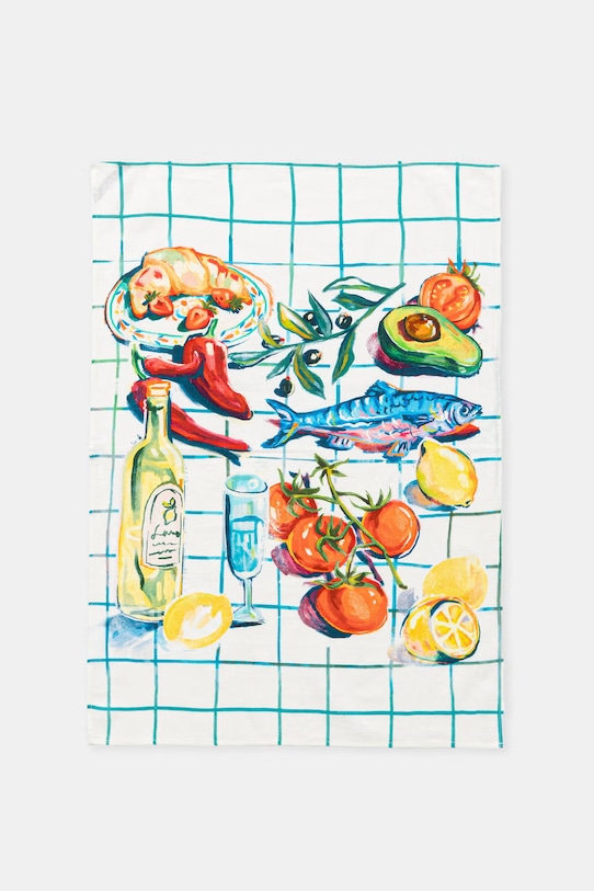 Kuchnia i jadalnia Zestaw ścierek kuchennych z lnem RS26-SRUA06 multicolor