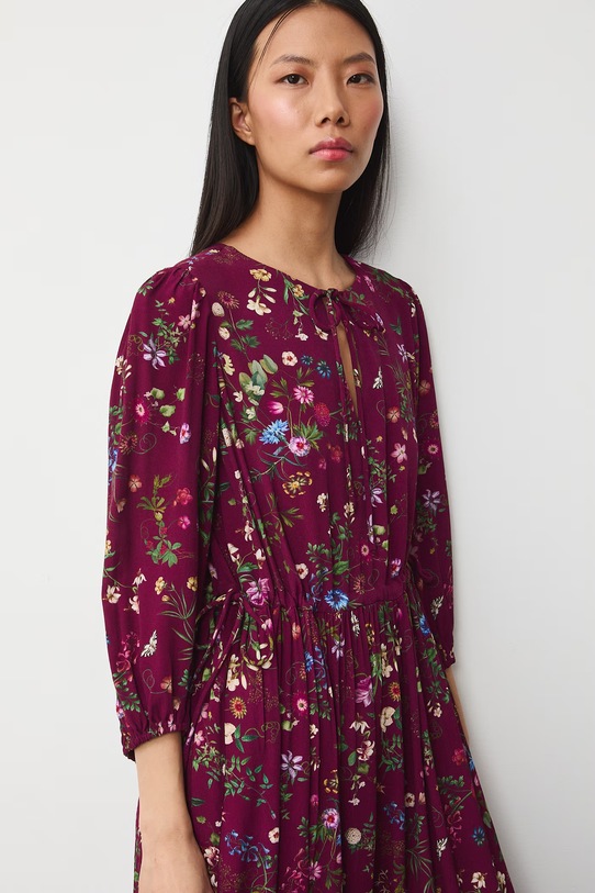 Šaty Medicine burgundské RS26-SUD032