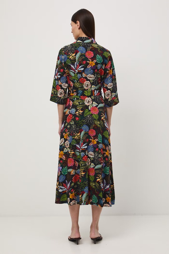 Odzież Medicine sukienka koszulowa z wiskozy RS26-SUD050 czarny