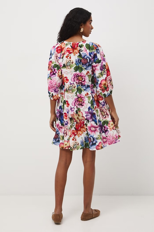 Odzież Medicine sukienka oversize z wiskozą RS26-SUD052 biały