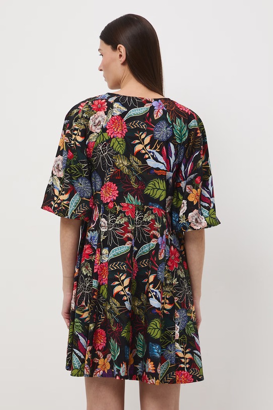 Odzież Medicine sukienka oversize z wiskozy RS26-SUD052 czarny