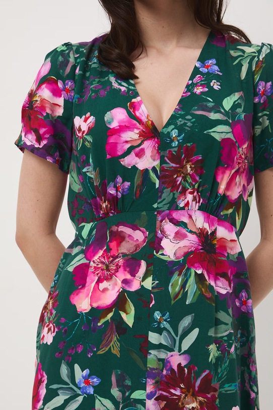 Medicine sukienka z wiskozy RS26-SUD070 turkusowy