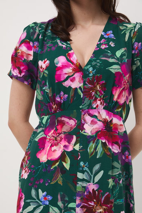 Medicine sukienka z wiskozy RS26-SUD070 turkusowy