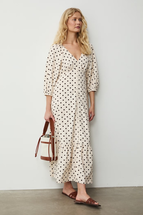 Medicine kiszélesedő ruha vászonnal RS26-SUD071 bézs RS26