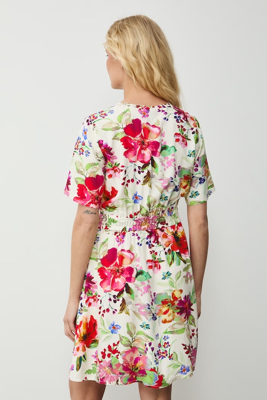 Odzież Medicine sukienka z wiskozy RS26-SUD073 beżowy