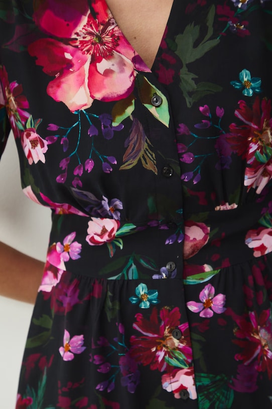 Medicine sukienka z wiskozy RS26-SUD073 czarny