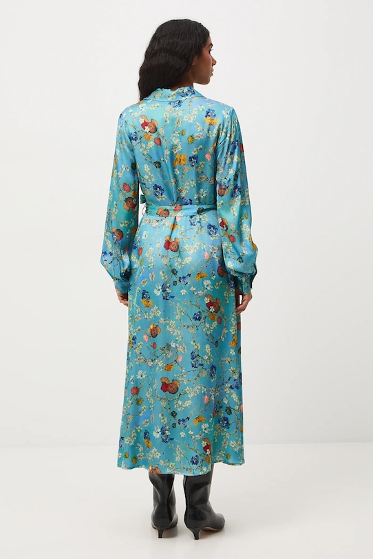 Oblečení Šaty dámské midi, z kolekce Eviva L'arte RS26-SUD256 tyrkysová