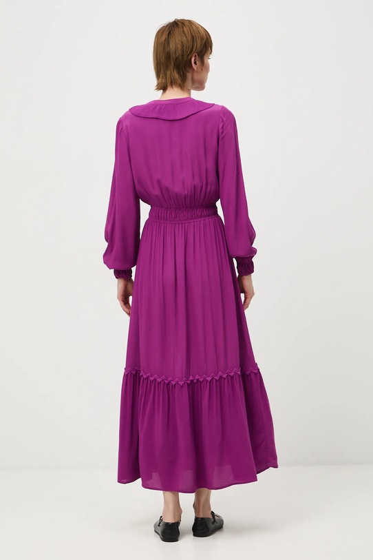 Odzież Medicine sukienka z wiskozy RS26-SUD307 fioletowy