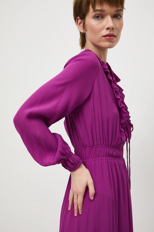 Medicine sukienka z wiskozy fioletowy RS26-SUD307