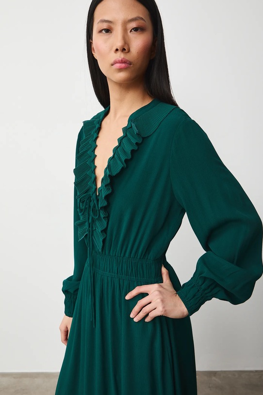 Medicine sukienka z wiskozy zielony RS26-SUD307