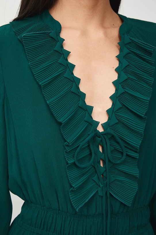 Medicine sukienka z wiskozy RS26-SUD307 zielony