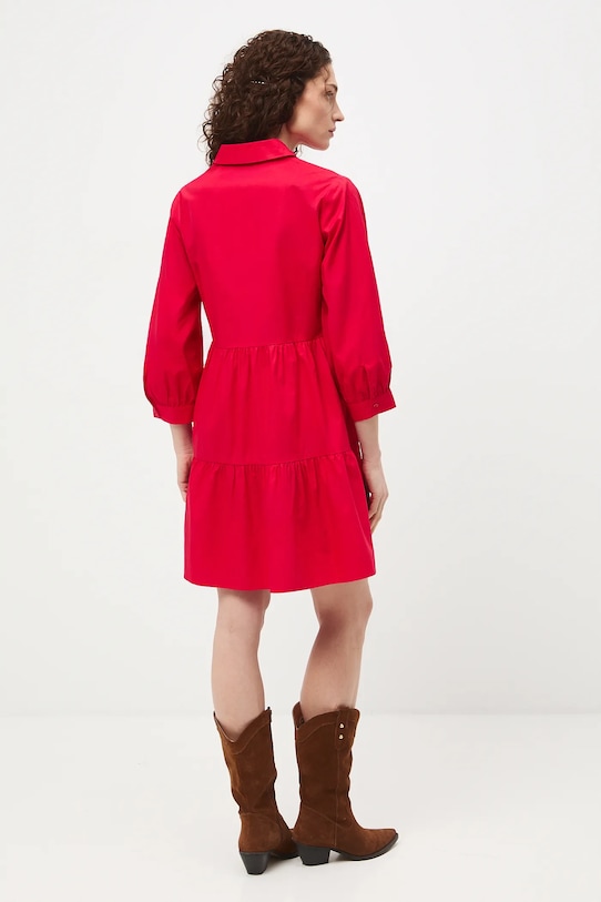 Medicine sukienka damska koszulowa RS26-SUD400 czerwony RS26