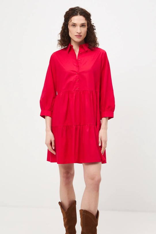 Odzież Medicine sukienka damska koszulowa RS26-SUD400 czerwony