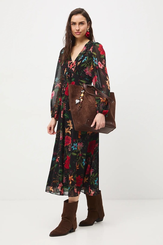 Medicine sukienka casual czarny RS26-SUD421