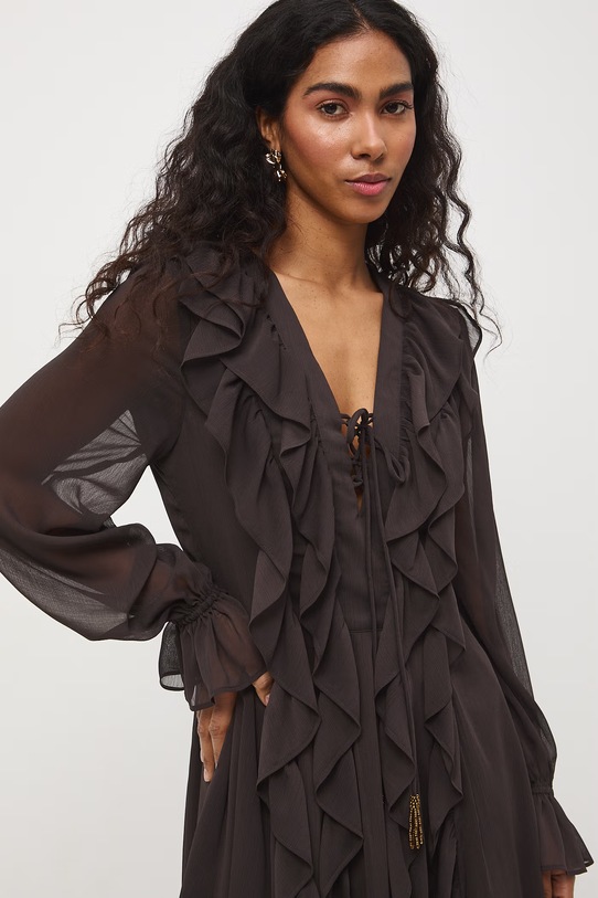 Medicine sukienka brązowy RS26-SUD501