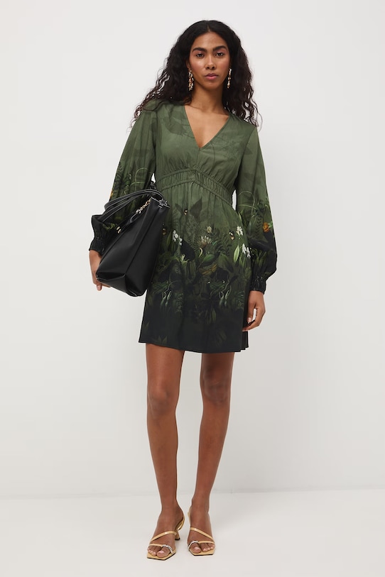 Medicine sukienka RS26-SUD503 zielony RS26