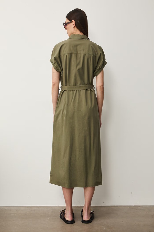 Odzież Medicine sukienka koszulowa RS26-SUD504 zielony