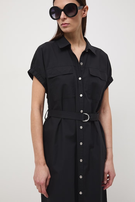 Medicine sukienka koszulowa czarny RS26-SUD504