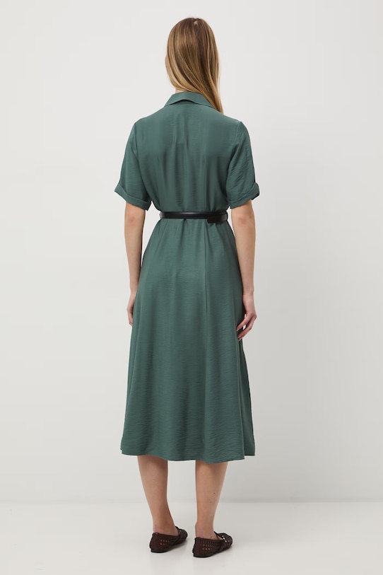 Odzież Medicine sukienka rozkloszowana z wiskozą RS26-SUD601 zielony