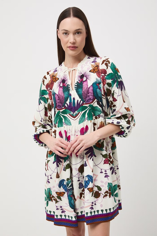 Odzież Medicine sukienka oversize z wiskozy RS26-SUD652 multicolor