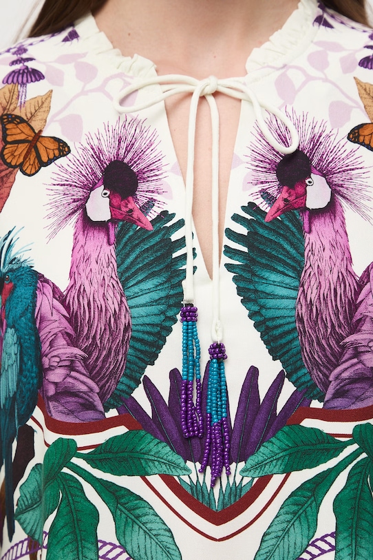 Medicine sukienka oversize z wiskozy RS26-SUD652