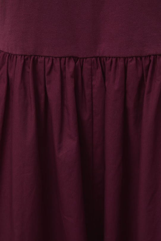 Medicine sukienka bombka bawełniana RS26-SUD710 bordowy