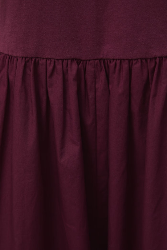 Medicine sukienka bombka bawełniana RS26-SUD710 bordowy