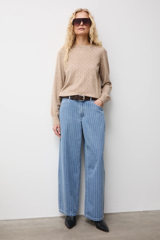 Medicine sweter pozostałe beżowy RS26-SWD010