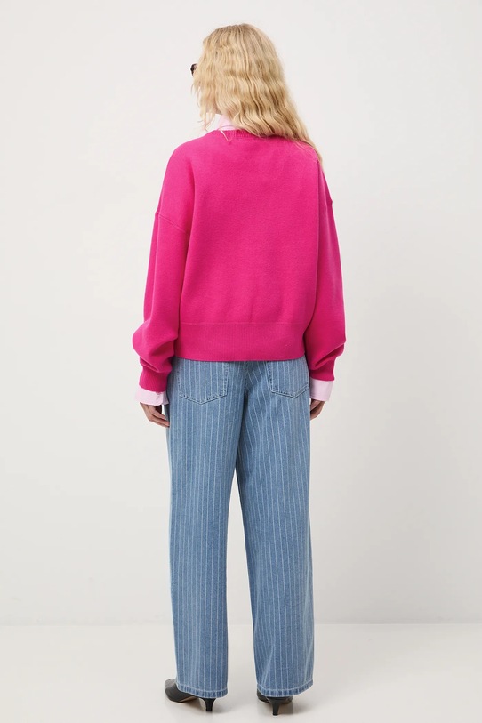 Odzież Sweter damski gładki RS26-SWD011 różowy